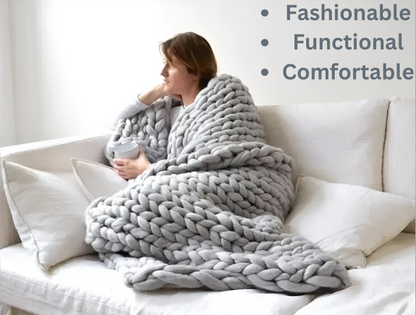 ZenZest Weighted Knitted Blanket